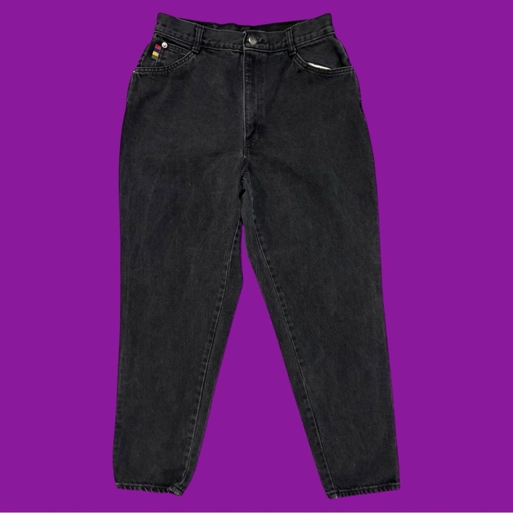 90s Gitano Black Tapered Jeans - Picture 2 of 4